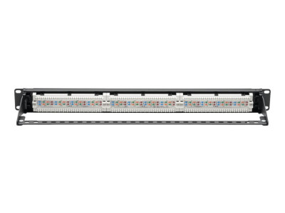 Eaton MGE : 24PT CAT6 PATCH PANEL POE+ COMPLIANT RJ45 1URM