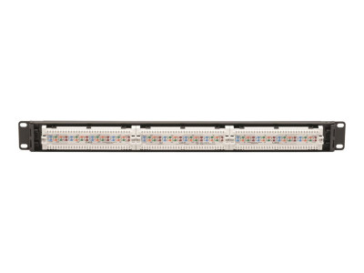 Eaton MGE : 24PT CAT6 PATCH PANEL POE+ COMPLIANT RJ45 1URM