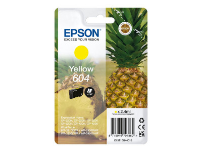 Epson : SINGLEpack YELLOW 604 cartouche encre