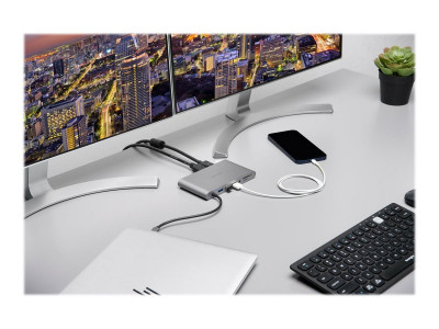 Kensington : KENSINGTON UH1440P MOBILE USB-C 8-IN-1 DOCKINGSTATION