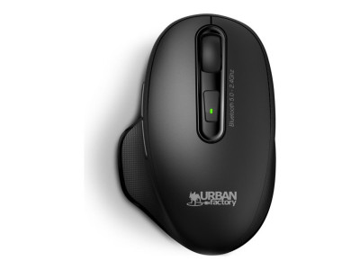 Urban Factory : ONLEE PRO DUAL MOUSE BLUETOOTH 5.0 2.4GHZ et 2.4GHZ