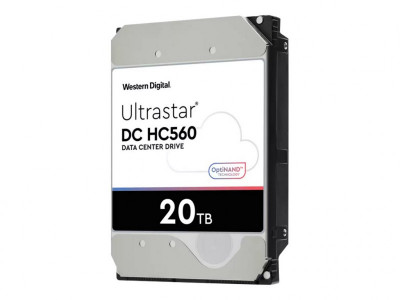 Western Digital : ULTRSTAR DC HC560 20TB 3.5 SAS SE 512Mo 7200 WUH722020BL5204