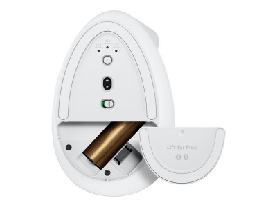 Logitech : LIFT pour MAC VERTICAL ERGOMOUSE OFF-WHITE/PALE GREY - EMEA