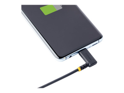 Startech : USB-A TO USB-C CHARGING cable 2M RIGHT ANGLE USB-C USBC cable