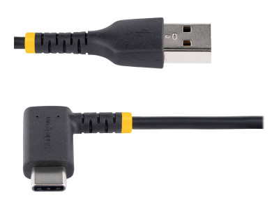 Startech : USB-A TO USB-C CHARGING cable 2M RIGHT ANGLE USB-C USBC cable