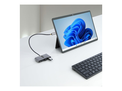 Startech : HUB USB-C A 4 PORTS 100W PD 2X USB-C VERS 2X USB-A 5GBPS