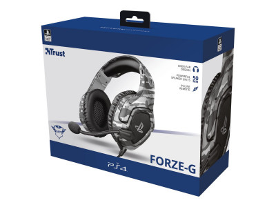Trust : FORZE GAMING HEADSET pour PS4 (OFFICIAL LICENSE) GRAY BQ 12