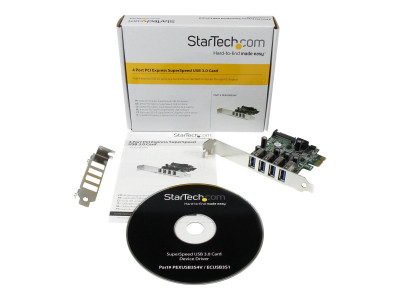 Startech : 4 PORT PCI EXPRESS PCIE SUPERSP USB3.0 CONTROLLER card ADAPTER