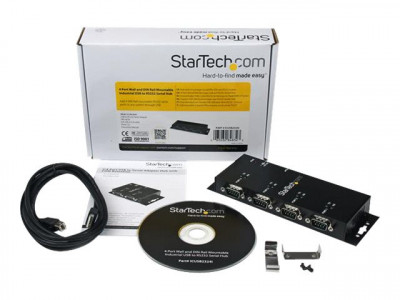 Startech : USB SERIAL HUB 4PORT USB TO DB9 RS232 SERIAL ADAPTER HUB