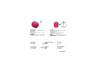 Logitech : ULTIMATE EARS WONDERBOOM 3 - HYPER PINK - N/A - EMEA