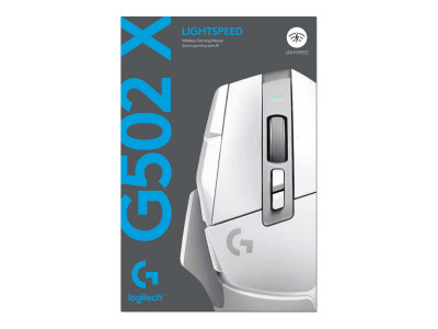 Logitech : G502 X LIGHTSPEED WHITE/CORE EWR2