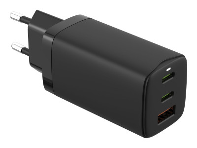 DLH : 65W GAN MAINS POWER SUPPLY avec 2 USB-C POWER DELIVER PORTS