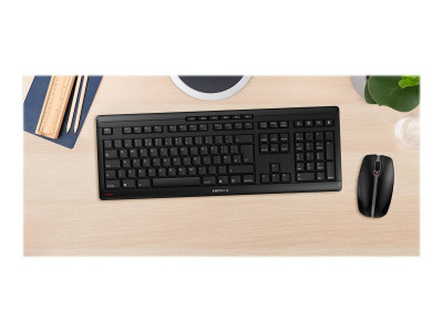 Cherry : CHERRYSTREAMDESKTOP LAYOUT KEYBOARD et MOUSE SET USB BLACK