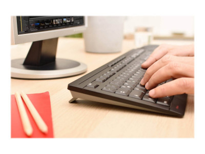 Cherry : CHERRYSTREAMDESKTOP LAYOUT KEYBOARD et MOUSE SET USB BLACK