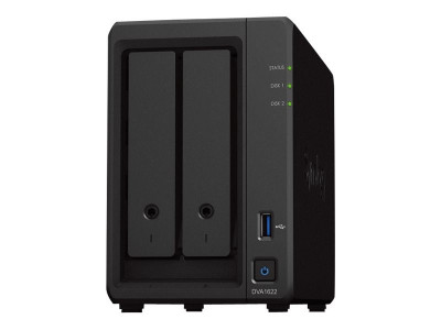 Synology : DVA1622 DEAP LEARNING NVR 16 CH 2BAY 2.0 GHZ QC 6GB DDR 4 1XGBE