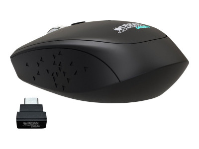 Urban Factory : CYCLEE 2.4GHZ WIRELESS MOUSE avec USB-A USB-C RECEIVER