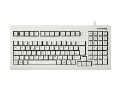 Cherry : CHERRY G80-1800 GREY COMPACT KEYBOARD PS/2 FRANCE