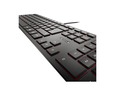 Cherry : CHERRY KC 6000 SLIM BLACK CORDED KEYBOARD USB FRENCH (pc)