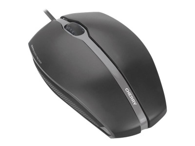 Cherry : CHERRY GENTIX BLACK SILENT CORDED MOUSE