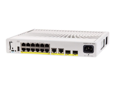 Cisco : CATALYST 9000 COMPACT SWITCH 12-PORT POE+ 240W ESSENTIALS