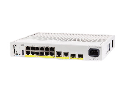 Cisco : CATALYST 9000 COMPACT SWITCH 12-PORT POE+ 240W ESSENTIALS