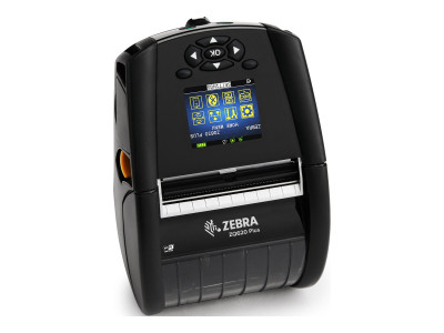 Zebra : DT printer ZQ620 PLUS 3IN/72MM en BT 4.X LIN PLATEN 0.75IN CORE