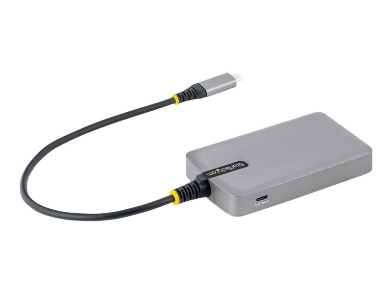 StarTech.com Hub USB-C 3 ports USB et lecteur de carte SD - 2x USB