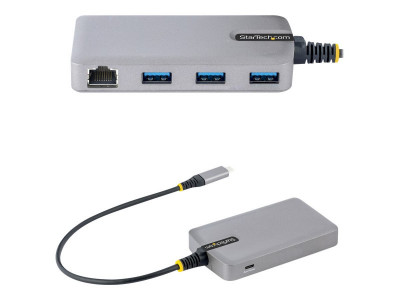 Startech : HUB USB-C 3 PORTS USB-A GBE /USB 3.0 5GBPS HUB USB TYPE-C