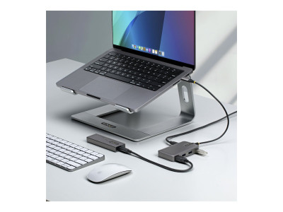 Startech : HUB USB-C 4 PORTS USB-A 5G BPS - HUB ALIMENT PAR BUS