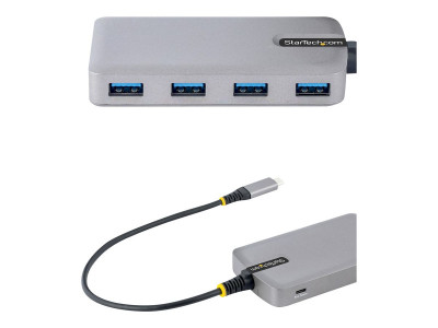 Startech : HUB USB-C 4 PORTS USB-A 5G BPS - HUB ALIMENT PAR BUS