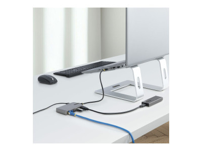 Startech : HUB USB 3 PORTS USB-A - GIGA BIT ETHERNET - CBLE de 30CM