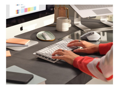 Logitech : MX MECHANICAL MINI pour MAC WRLS ILLUM. Ko - PALE GREY FRA EMEA