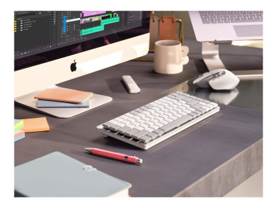 Logitech : MX MECHANICAL MINI pour MAC WRLS ILLUM. Ko - PALE GREY FRA EMEA