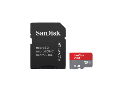 Western Digital : SANDISK ULTRA MICROSDXC 64GB + SD ADAPTER 140MB/S A1 CLASS 10