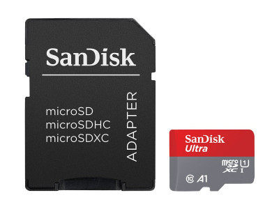 Western Digital : SANDISK ULTRA MICROSDXC 64GB + SD ADAPTER 140MB/S A1 CLASS 10