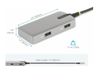 Startech : USB-C MULTIPORT ADAPTER - 4K HDMI MINI TRAVEL DOCKING STATION