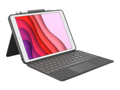 Logitech : COMBO TOUCH pour IPAD (10TH GEN) OXFORD GREY - FRA - CENTRAL
