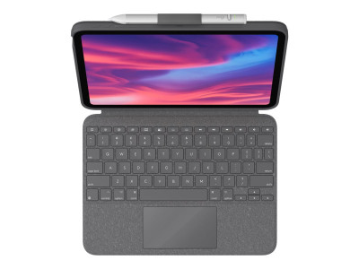 Logitech : COMBO TOUCH pour IPAD (10TH GEN) OXFORD GREY - FRA - CENTRAL