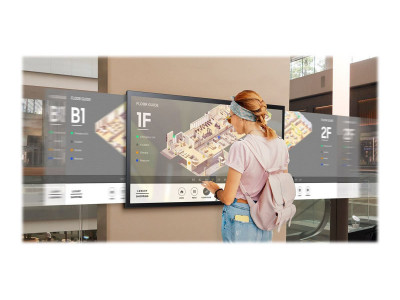 Samsung : LFD QM55B 55IN 4K UHD 3840X2160 WIFI ETHERNET TOUCH CAPACITIVE