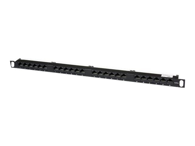 Startech : 24PORT HALF U / 0.5U RACK MOUNT AT5E NETWORK PATCH PANEL