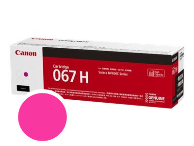 Canon 067H Toner magenta haute capacité 2350 pages pour i-SENSYS MF651Cw MF655Cdw MF657Cdw