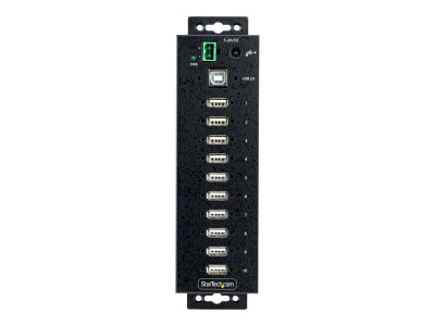 Startech : USB 2.0 HUB 10 PORTS INDUSTRY HUB MULTIPORT USB-A ROBUSTE