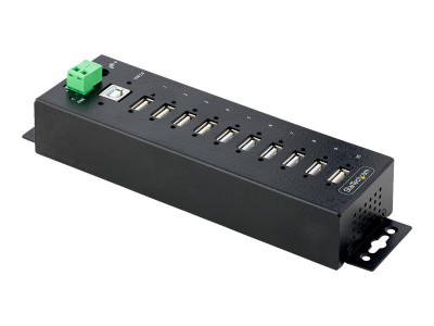 Startech : USB 2.0 HUB 10 PORTS INDUSTRY HUB MULTIPORT USB-A ROBUSTE