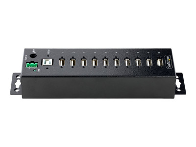 Startech : USB 2.0 HUB 10 PORTS INDUSTRY HUB MULTIPORT USB-A ROBUSTE