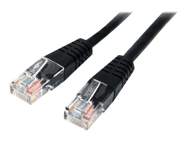 Startech : 15M CAT5E BLACK MOLDED RJ45 UTP CAT 5E PATCH cable CORD 15 M