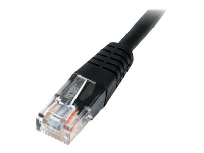 Startech : 15M CAT5E BLACK MOLDED RJ45 UTP CAT 5E PATCH cable CORD 15 M