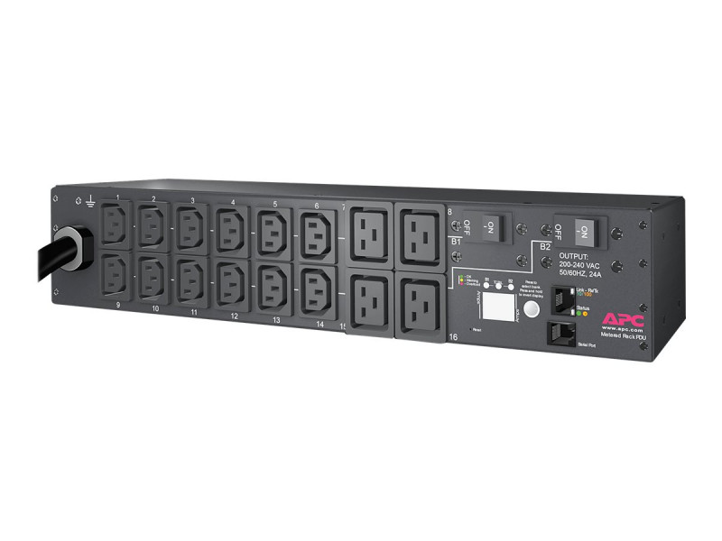 APC : RACK PDU METERED 2U 30A 208V (12) C13S + (4) C19