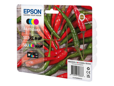 Epson : MULTIpack 4-COLOURS 503 XL BLACK/STD. CMY