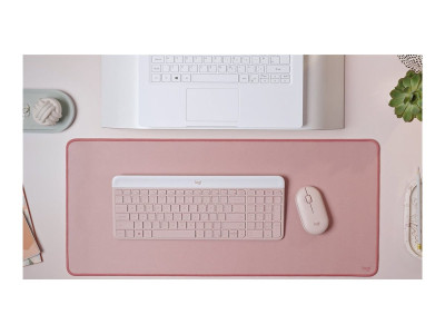 Logitech : MK470 SLIM COMBO -ROSE-FRA-CENTRAL-419