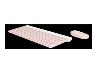 Logitech : MK470 SLIM COMBO -ROSE-FRA-CENTRAL-419